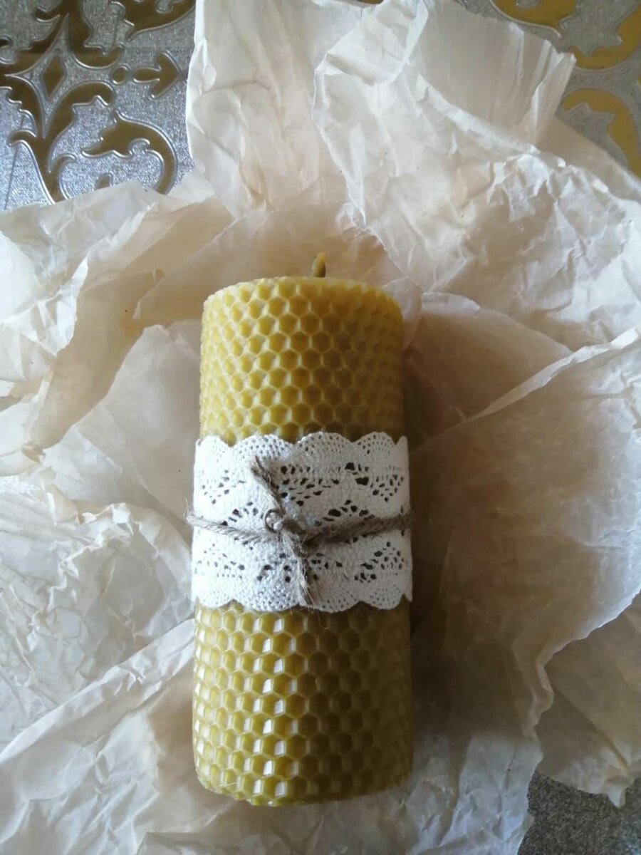 Мне очень понравилась необычная форма исполнения свечи!