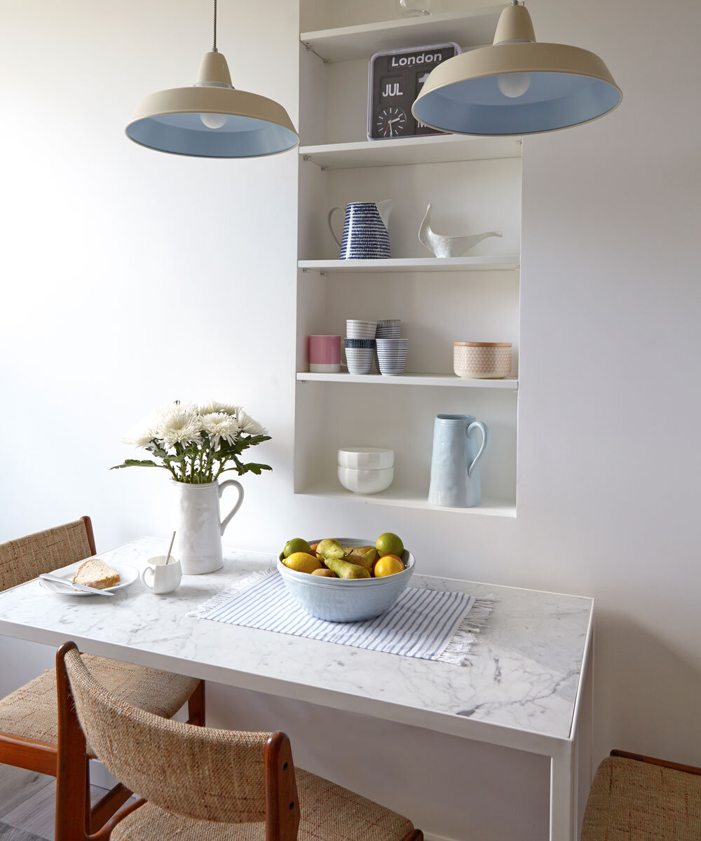 Использование ниши в качестве дополнительного места хранения.