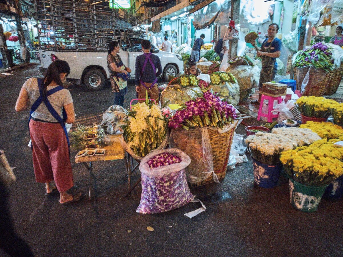 Flower Market in Hongkong