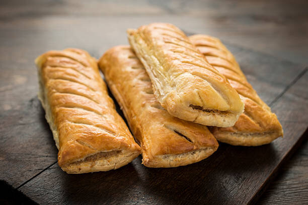 Sausage Roll - средняя цена £0.80