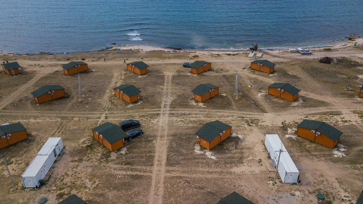 Морское Крым палаточный городок