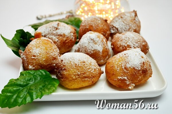   Пончики из творога в кипящем масле