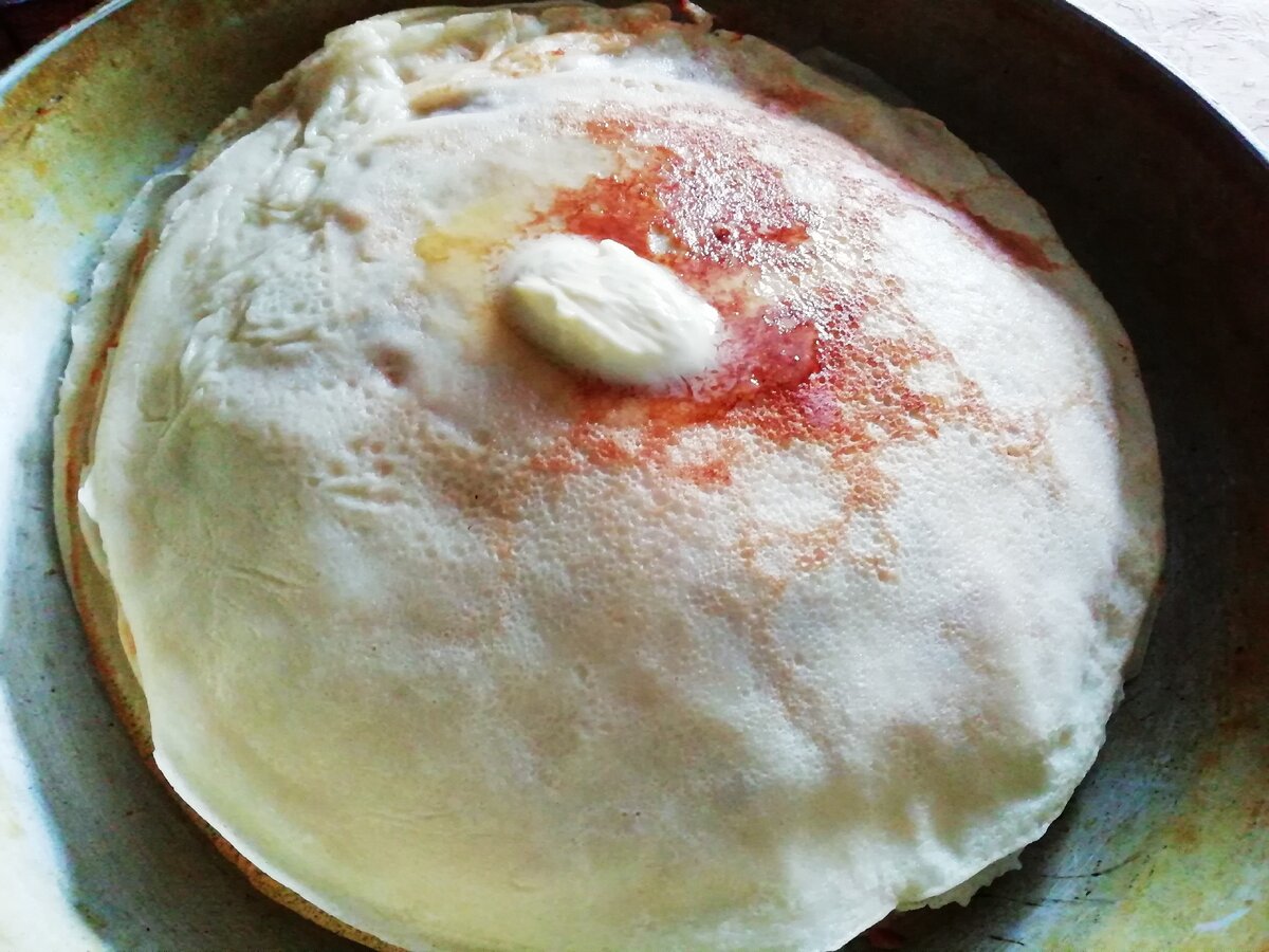 Классические блины на молоке 
