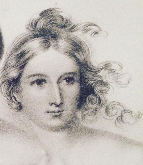 Иллюстрация к книге "Александра Уолкера "Красота", 1836.