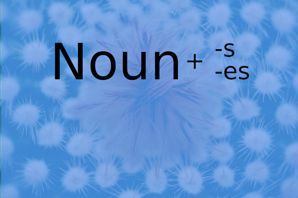 Просто добавь "-s" or "-es"