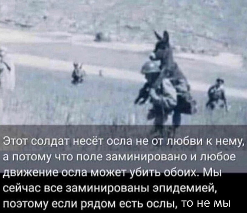  Заминированы только те кто вернулся за последние месяц из-за границы. А это около 100 тысяч российских туристов и 50 тысяч совершивших деловые и частные поездки и это ВСЕГО 0,1% от всего населения России. Отследить их всех с учетом существующей системы повального электронного учета и поместить в карантин проще и дешевле, чем содержать силы сдерживания всего населения. Но тотальный контроль вводится за всеми.