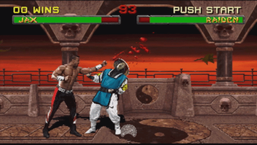 Кадры из игры МК2