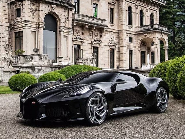 Самый дорогой автомобиль в мире Bugatti представит свой La Voiture Noire, самый дорогой новый автомобиль в мире, его дебют в США на Pebble Beach Concours D'Elegance, который начнется во вторник в...