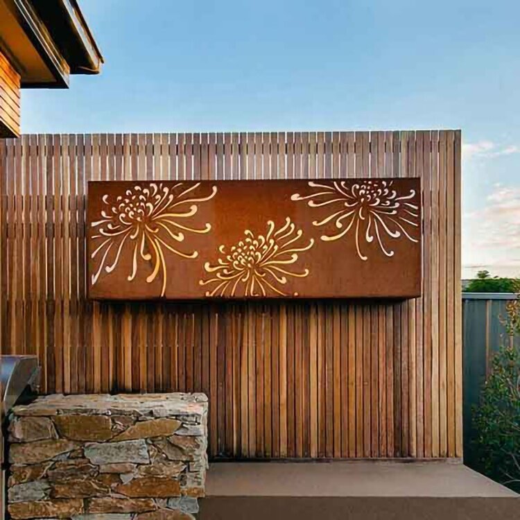 Панели corten с перфорацией