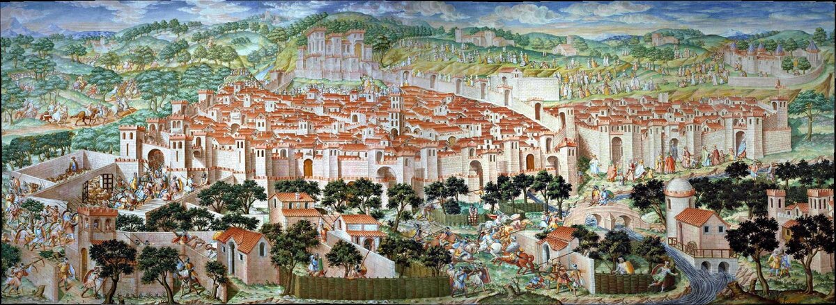 Гранада. Изображение XVI века