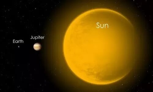 Что произойдет если Юпитер столкнется с Солнцем?