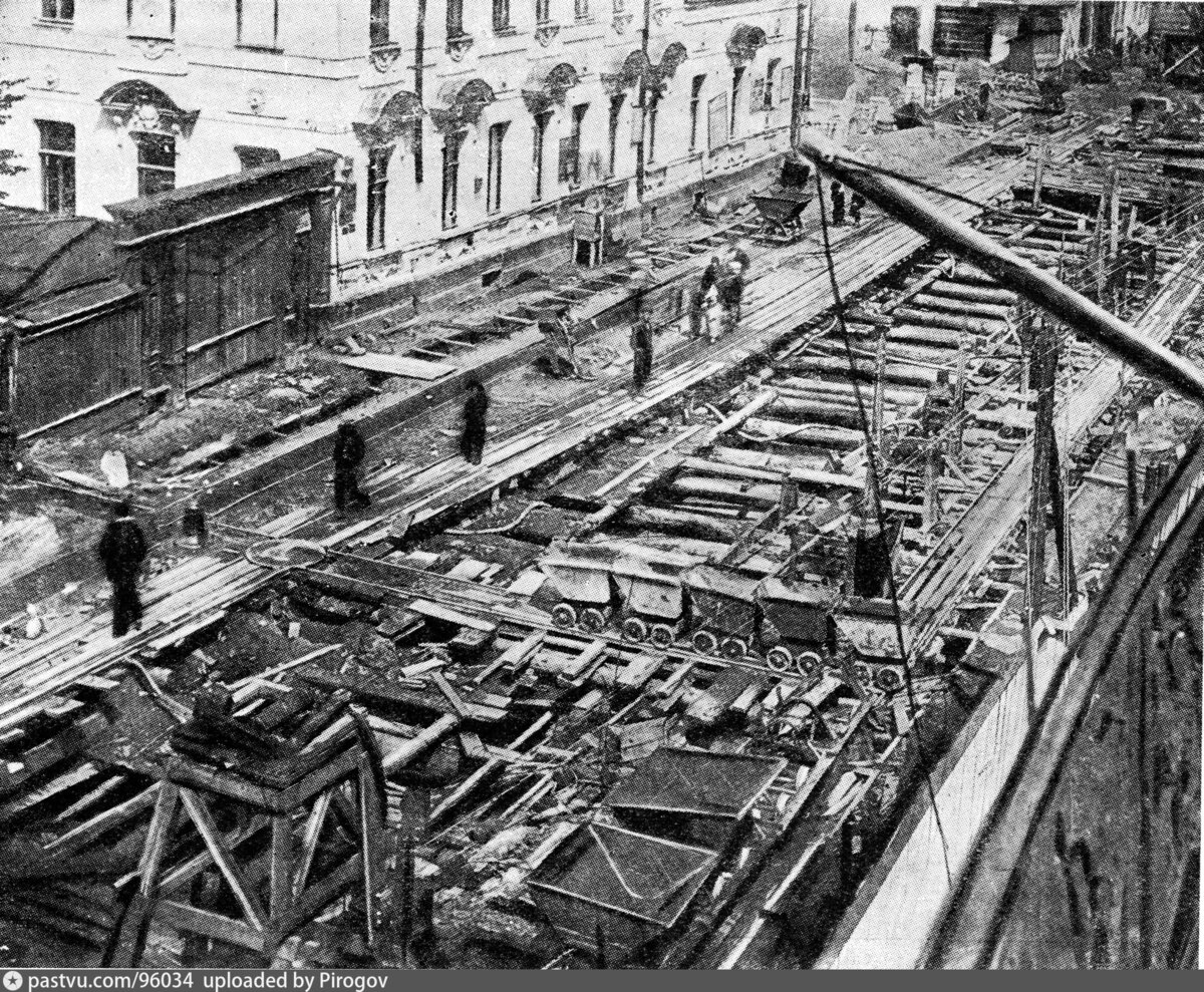 фото строительства московского метро