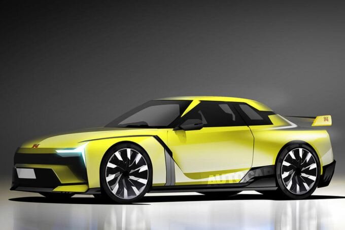 Так может выглядеть Nissan GT-R нового поколения R36. Эскиз — Autocar