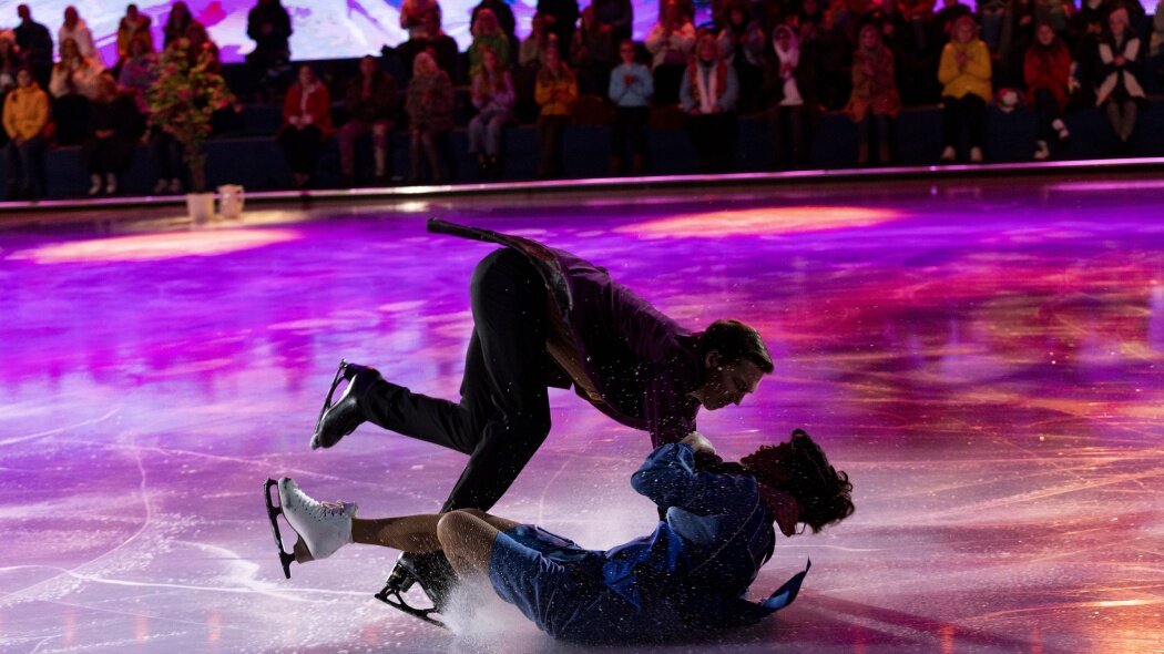 Падение на льду Ксении Бородиной