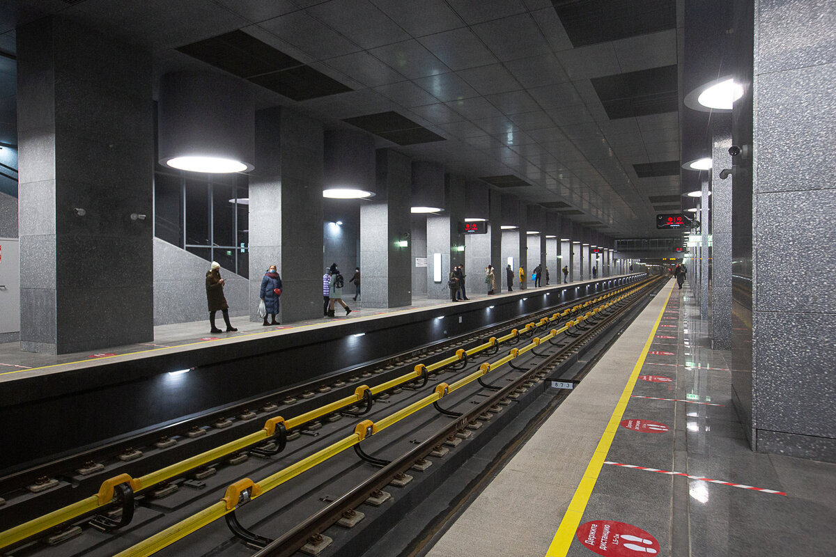 Кунцевская - новая станция московского метро. Фото автора статьи (ещё 1 фото)