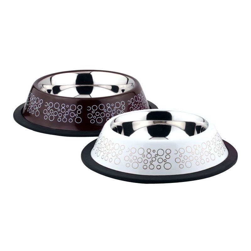 Миска для животных FOXIE Circle Bowl металлическая 