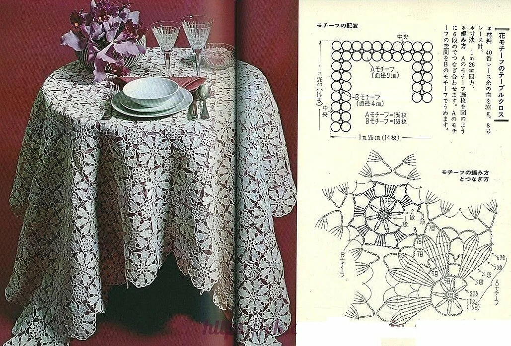 схемы к скатерти