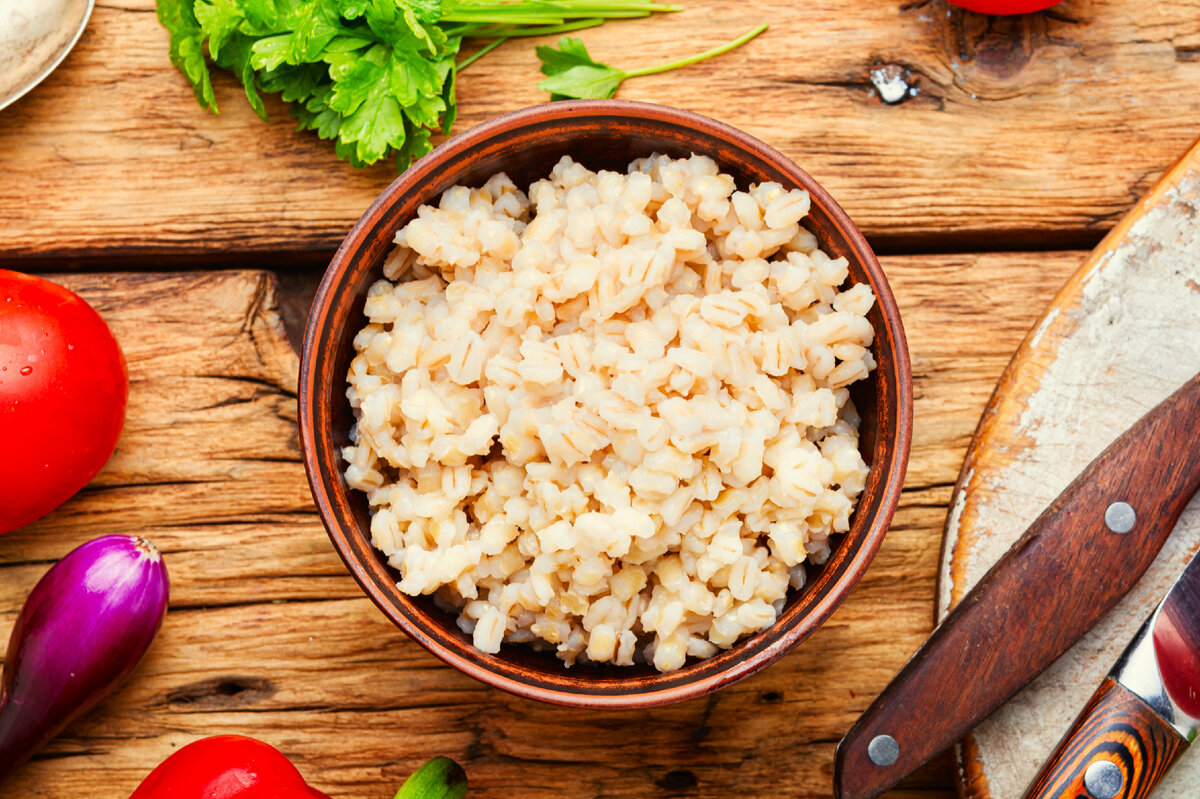 Вегетарианская рассыпчатая перловая каша