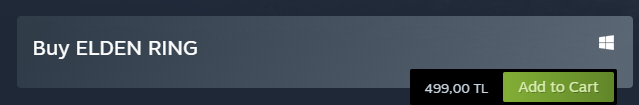 Цена Elden Ring в Турции