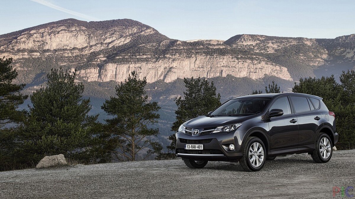 машина rav4 Toyota rav4 красивый вид