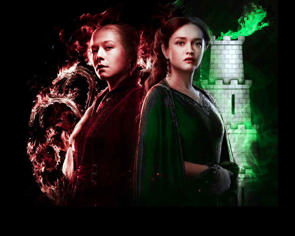 Рейнира и Алисента. Источник pbs.twimg.com