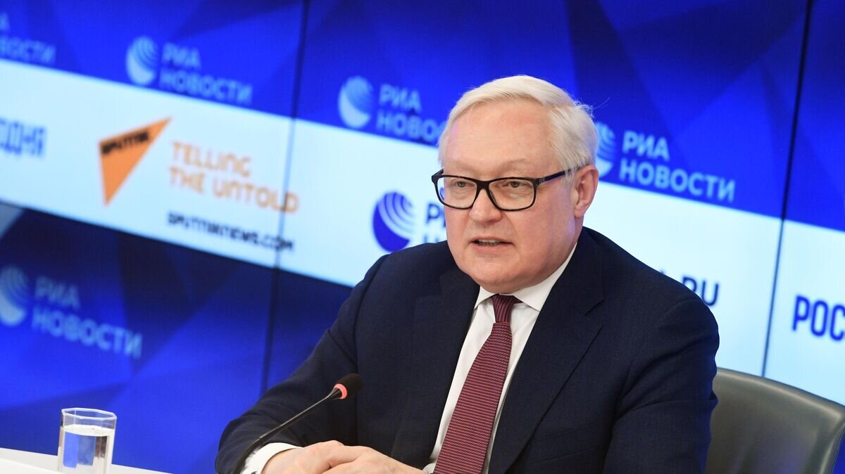    Сергей Рябков на пресс-конференции, посвященной началу председательства России в БРИКС в 2020 году© РИА Новости / Владимир Трефилов