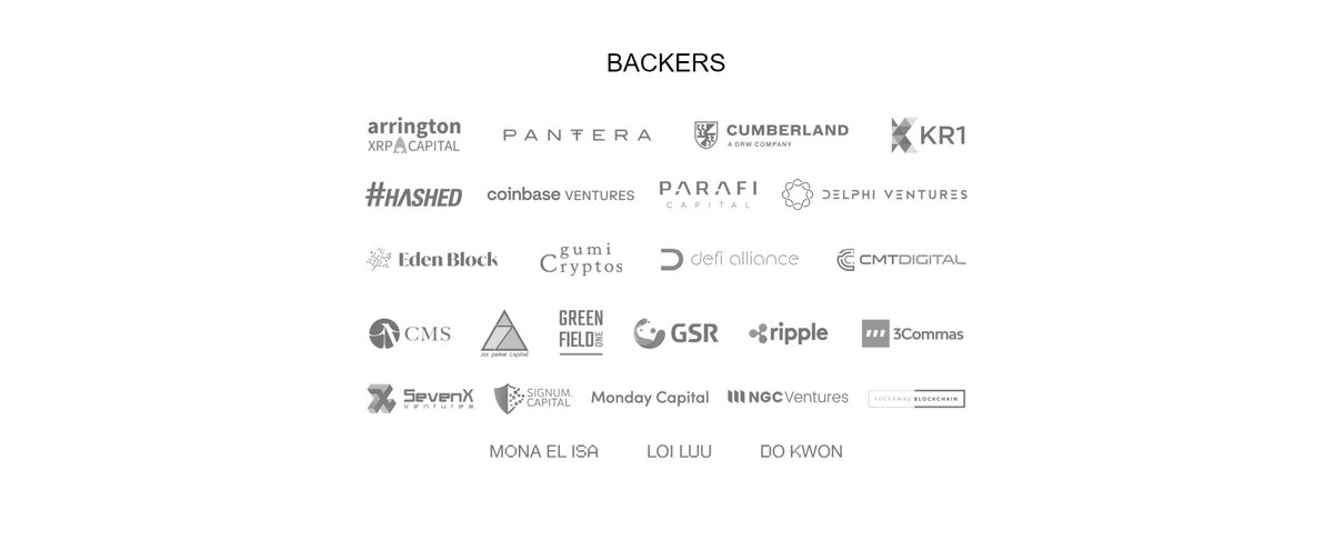 инвесторы проекта Vega Protocol