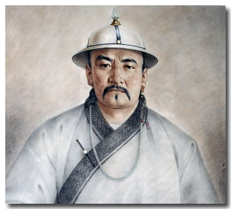 Фантазийное изображение Галдана - Бошогту (1644 — 1697).