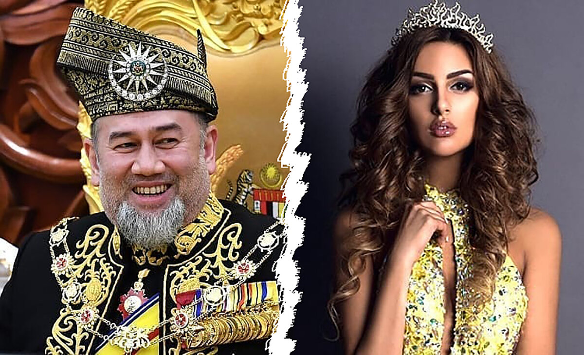 оксана воеводина и король малайзии фото