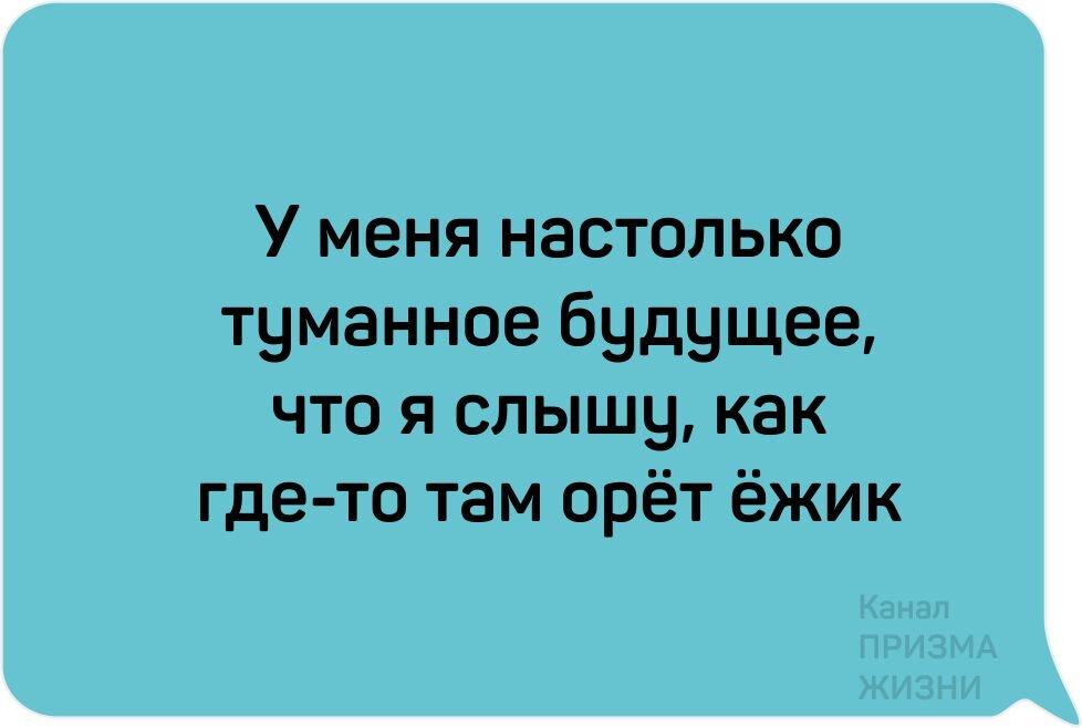 Там закричать. У меня настолько туманное будущее что я слышу как где-то там орёт Ёжик.