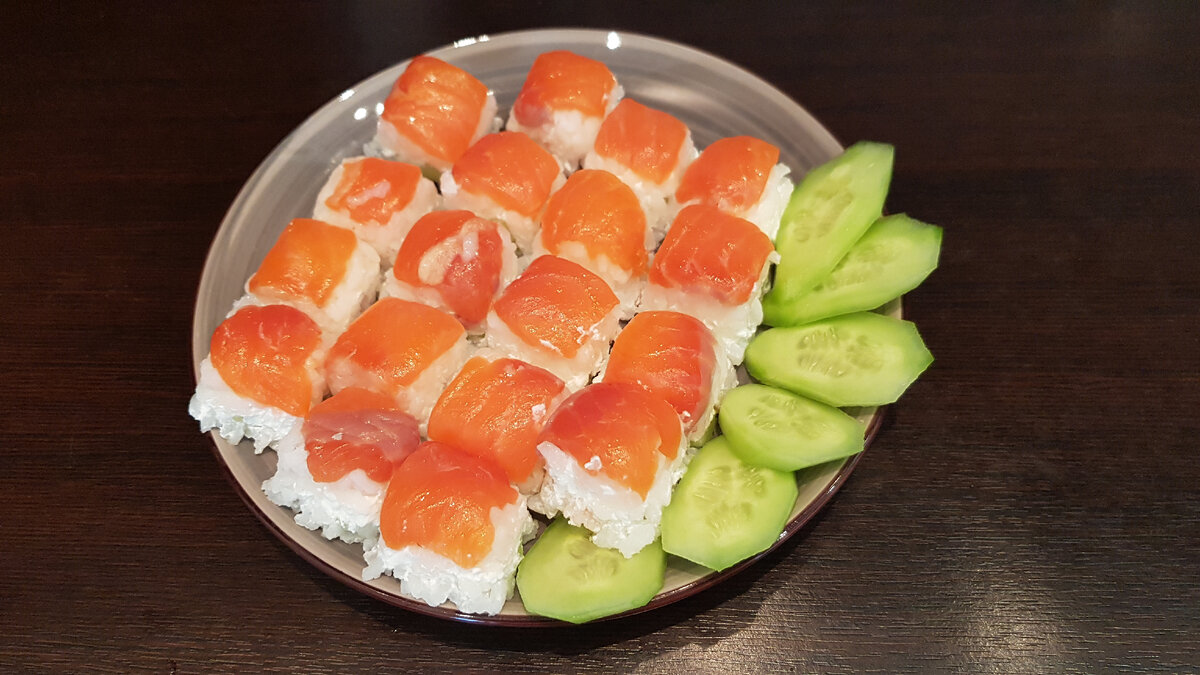 97,1 кг 🍱 Роллы Филадельфия своими руками 🍣 Пошаговый рецепт 🍤 Без  коврика! | Худею на 30 кг | Дзен