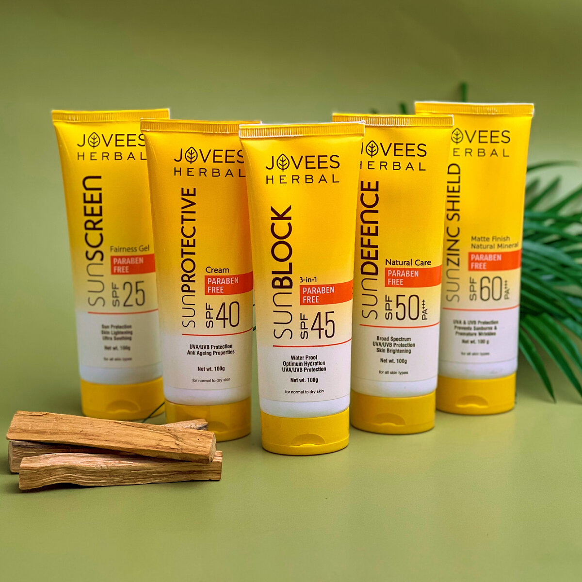 Солнцезащитные средства Jovees Herbal