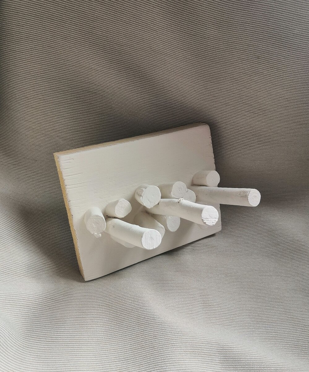 Работа автора, Декоративная вешалка.