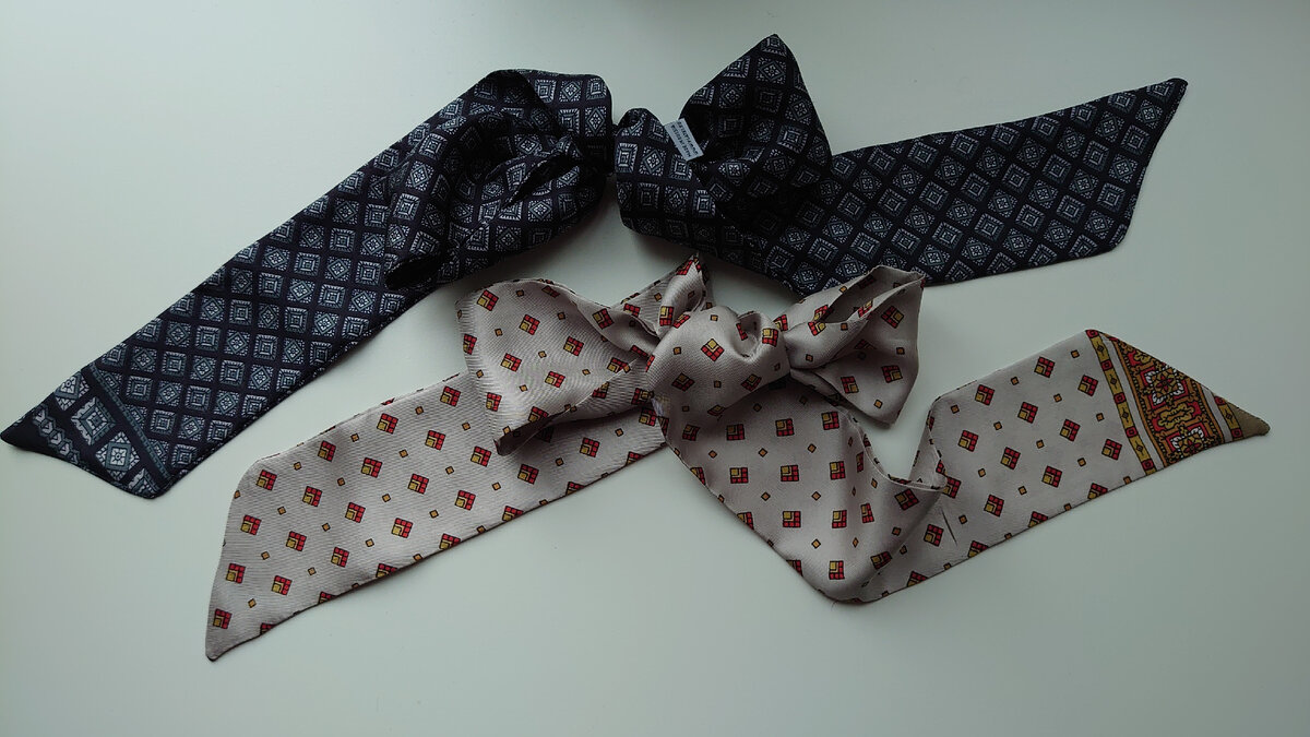 Шарфы-ленты от павловопосадских платков. Фото автора