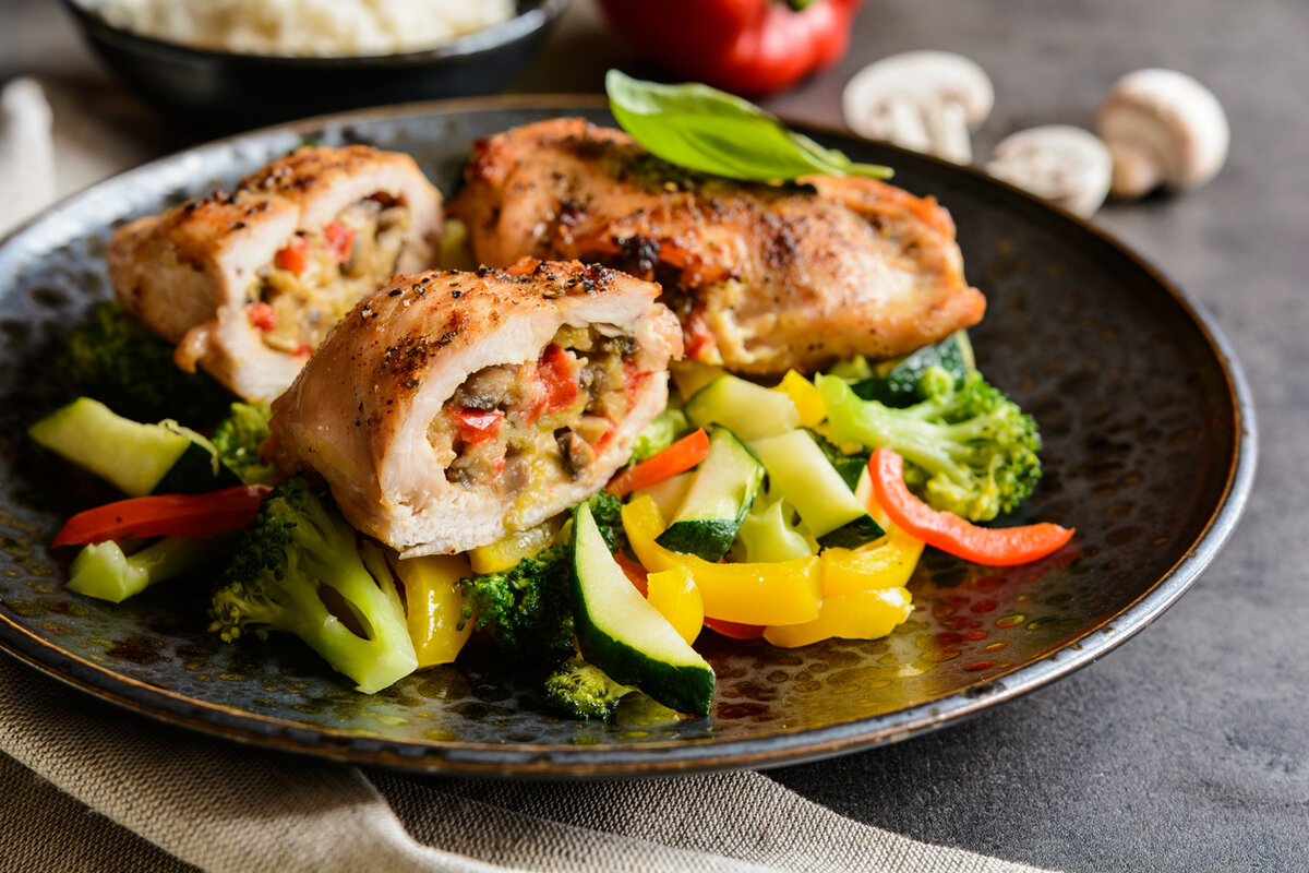 Филе грудки рулетики курицы