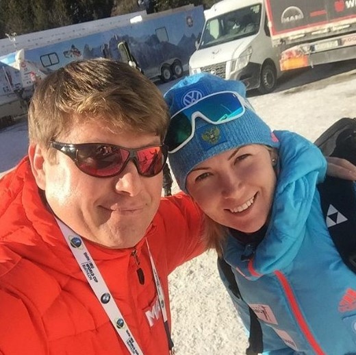 Дмитрий Губерниев и Екатерина Глазырина