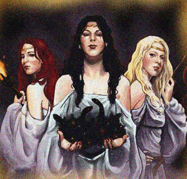 Эринии (фурии). Источник: http://pm1.narvii.com/6886/077074fadb4fff6122a551e2131337b28bd9799fr5-500-550_00.jpg