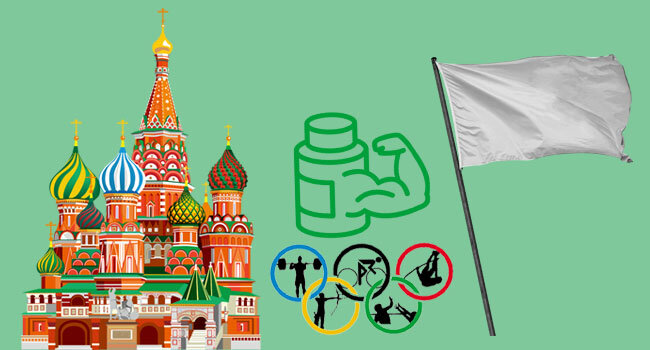 Авторский коллаж про белый флаг.