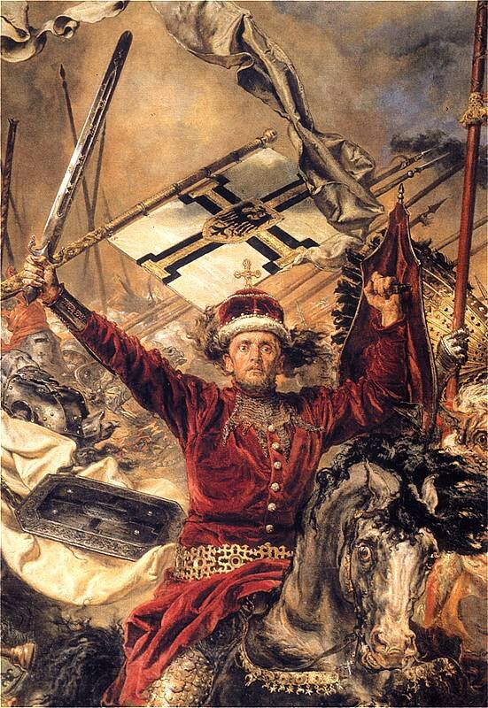 Ян Матейко. «Грюнвальдская битва», 1878. Фрагмент картины, изображающий Витовта