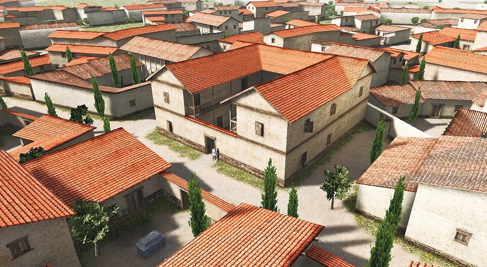 ОБЫЧНО  В  КАЖДОМ  ДОМЕ  ДРЕВНЕГО  ГРЕКА  БЫЛ  ВНУТРЕННИЙ  ДВОР  С  САДОМ.