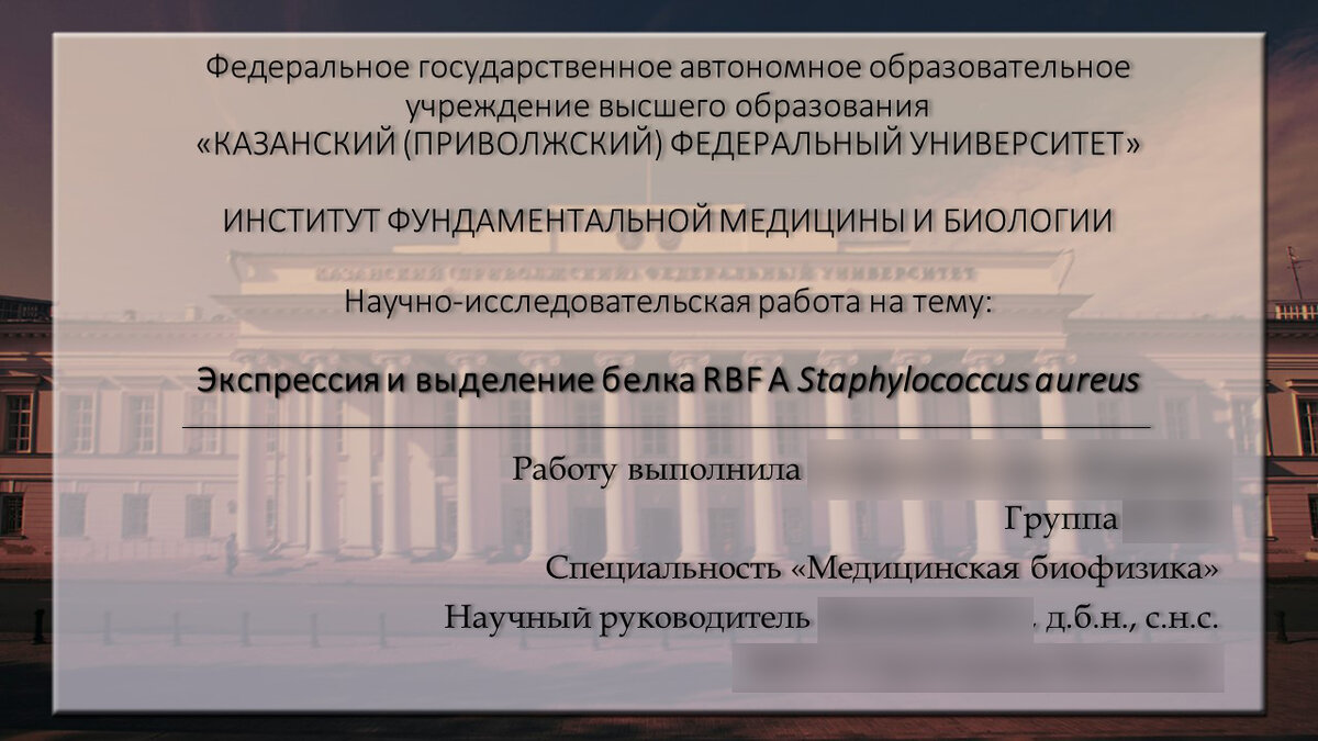 Первые слайды моей дипломной работы и двух курсовых на фоне главного здания университета. (Листайте галерею)