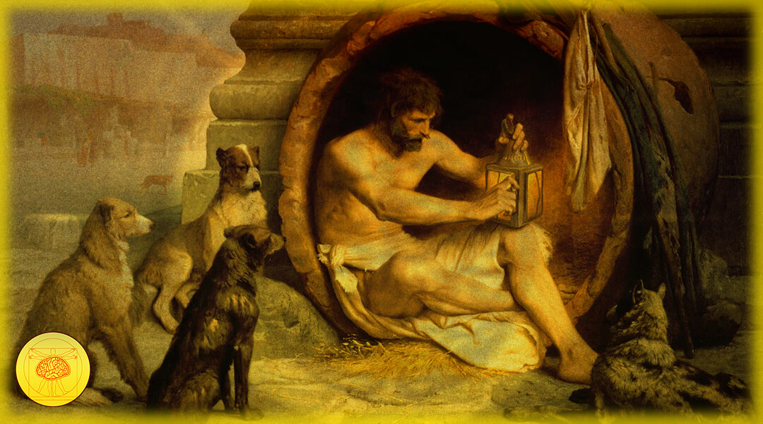 Диоген довольствуется жизнью