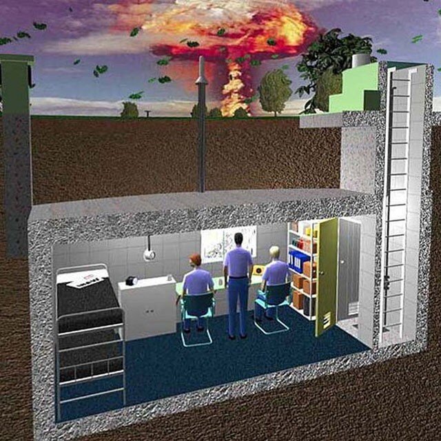 2. Бункер защитит от ядерного взрыва. А что потом?