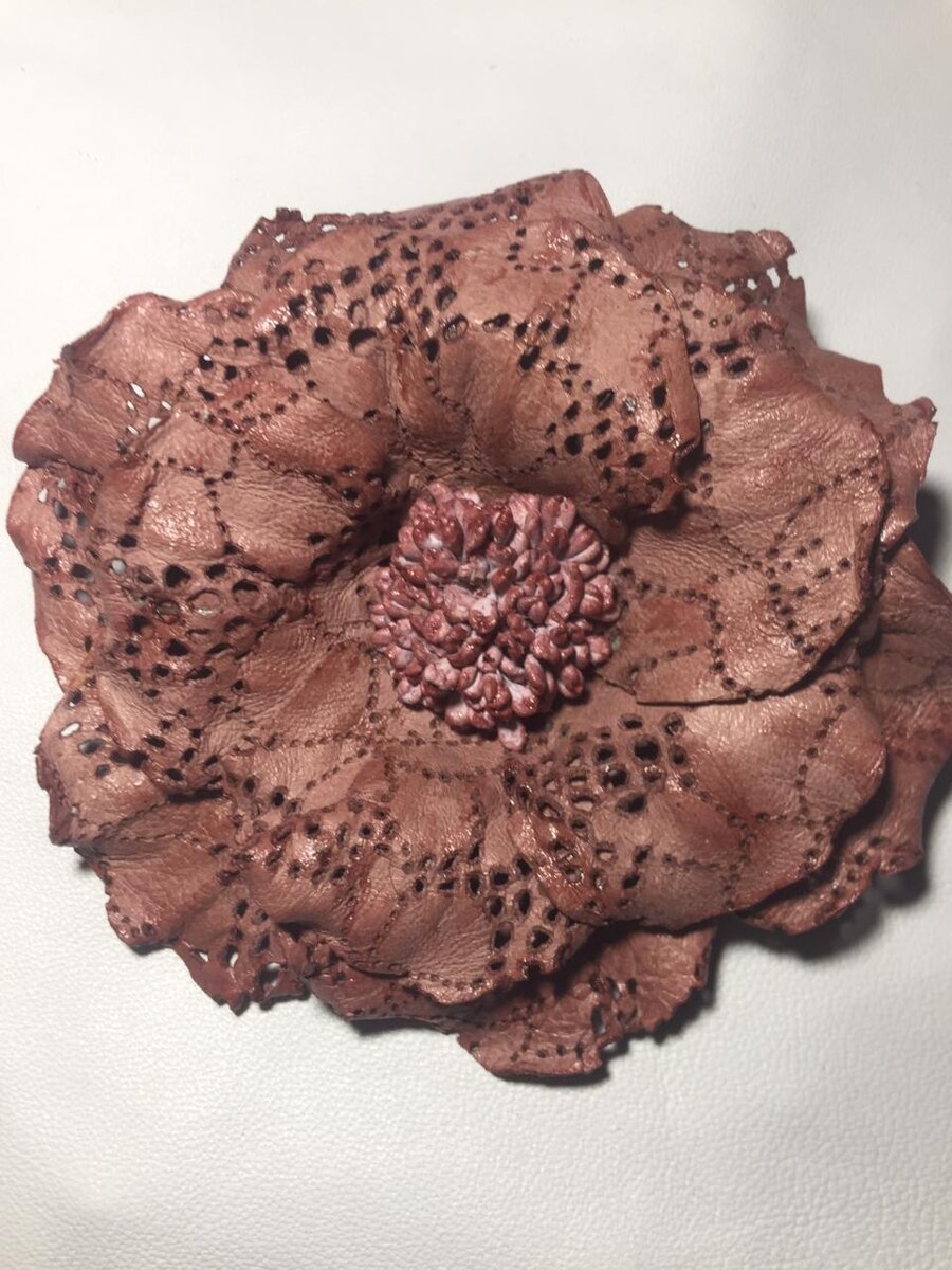 Цветы из натуральной кожи (Италия)