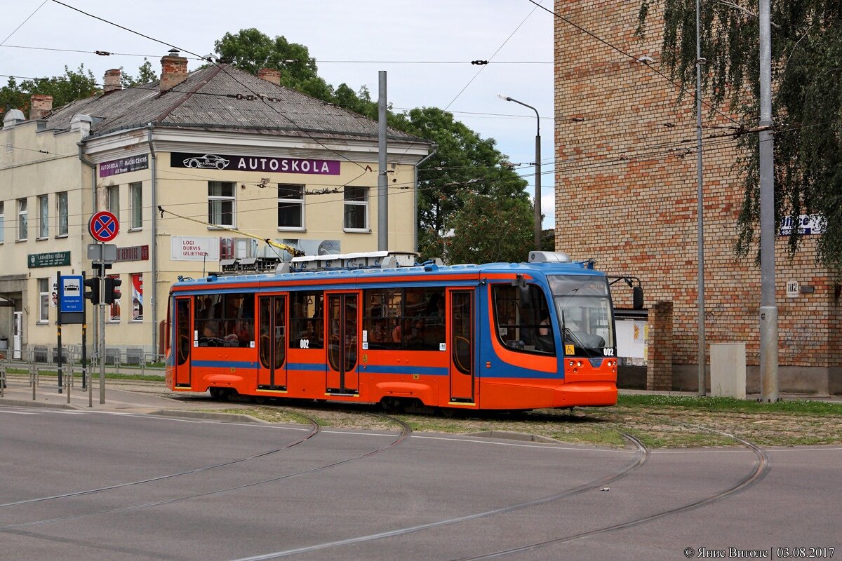 Трамвайный вагон модели 71-623-02, Даугавпилс 