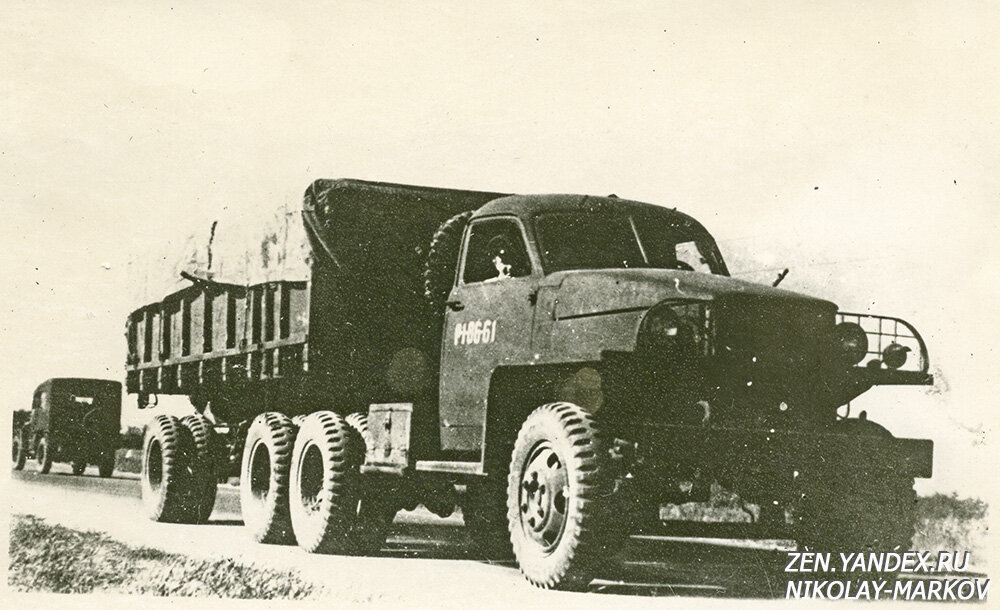 Довольно редкая штука – Studebaker US6x4 в варианте седельного тягача