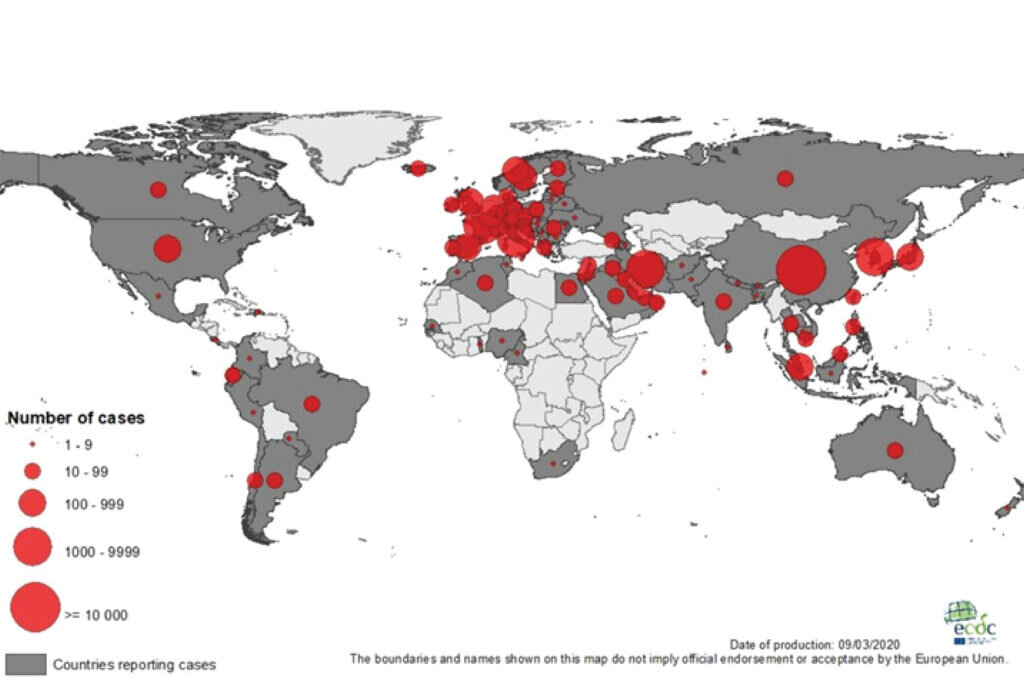 Источник: www.ecdc.europa.eu/en/geographical-distribution-2019-ncov-cases