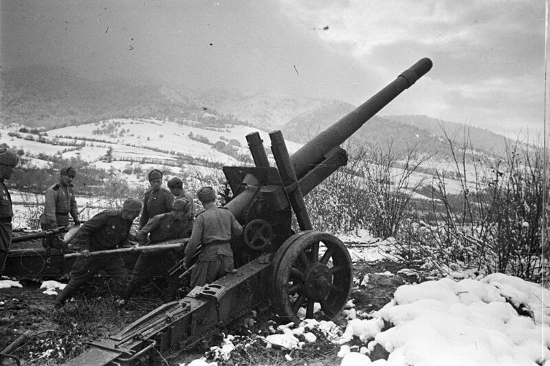 Фотография сделанная в годы ВОВ советскими корреспондентами.