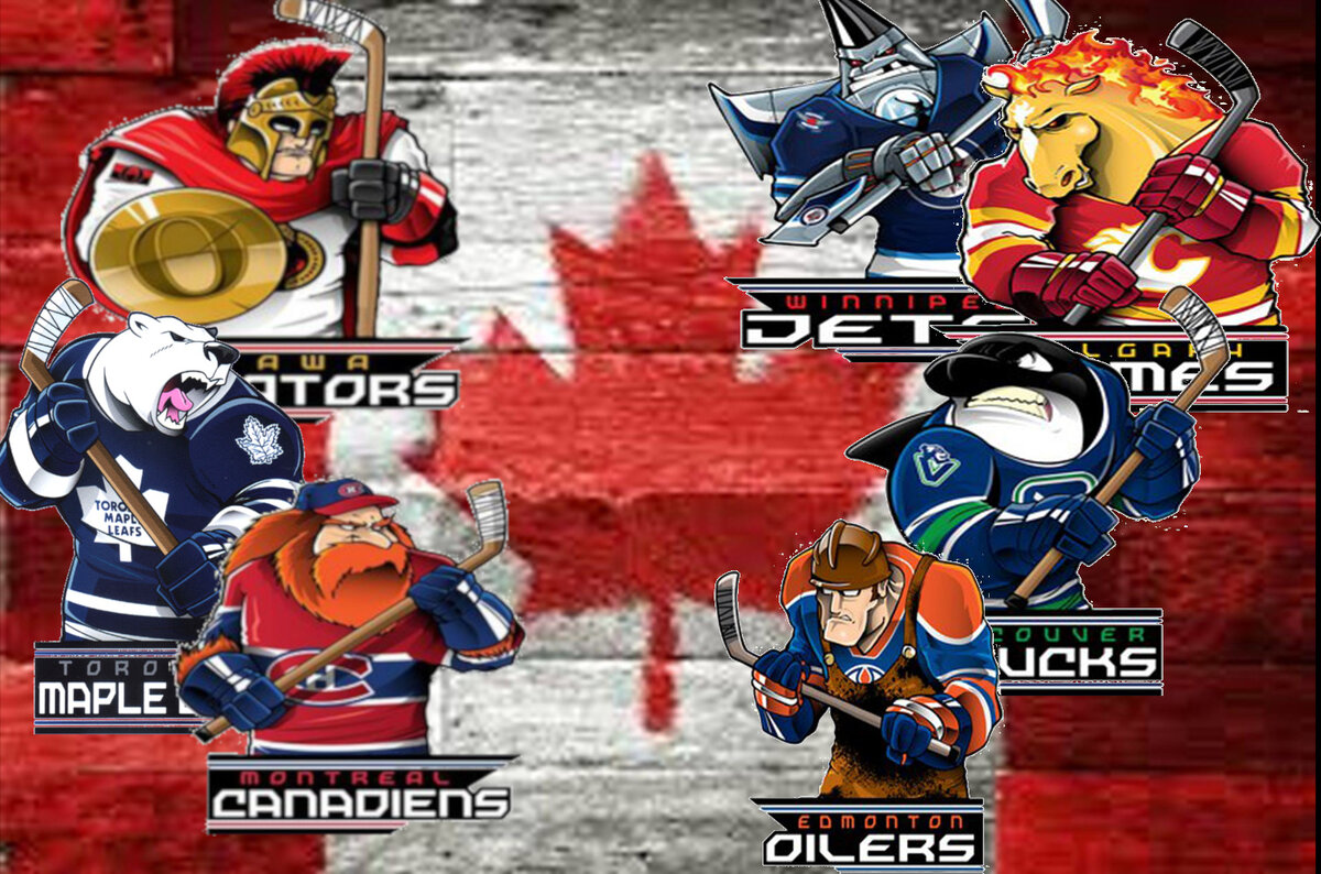 Канадские команды НХЛ противостояние