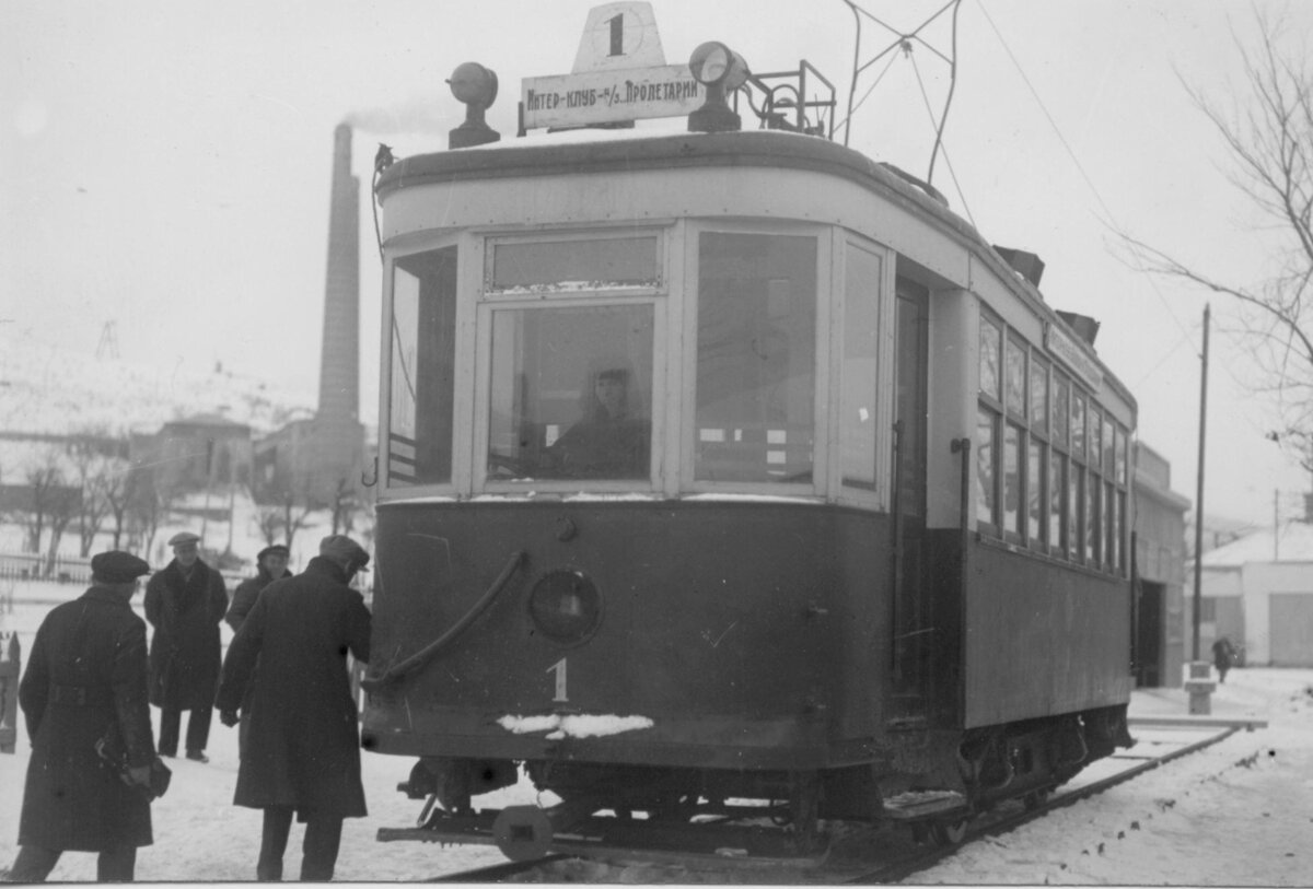На снимке: вагон серии Х № 1, г. Новороссийск, 1935 г. Из коллекции кинофотоархива России, г. Красногорск. 